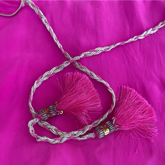 Caypso Pink Silk Mini Dress Size Small - Picture 10 of 11